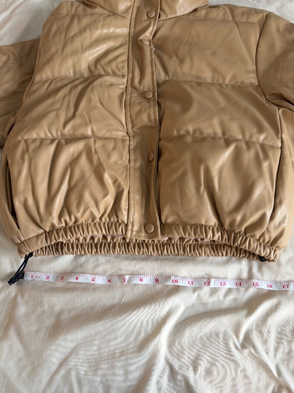 Cropped Puffer Jacket - M - Picture 3 of 5